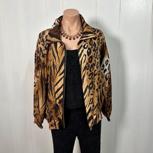 80s Leopard Jacket - Etsy