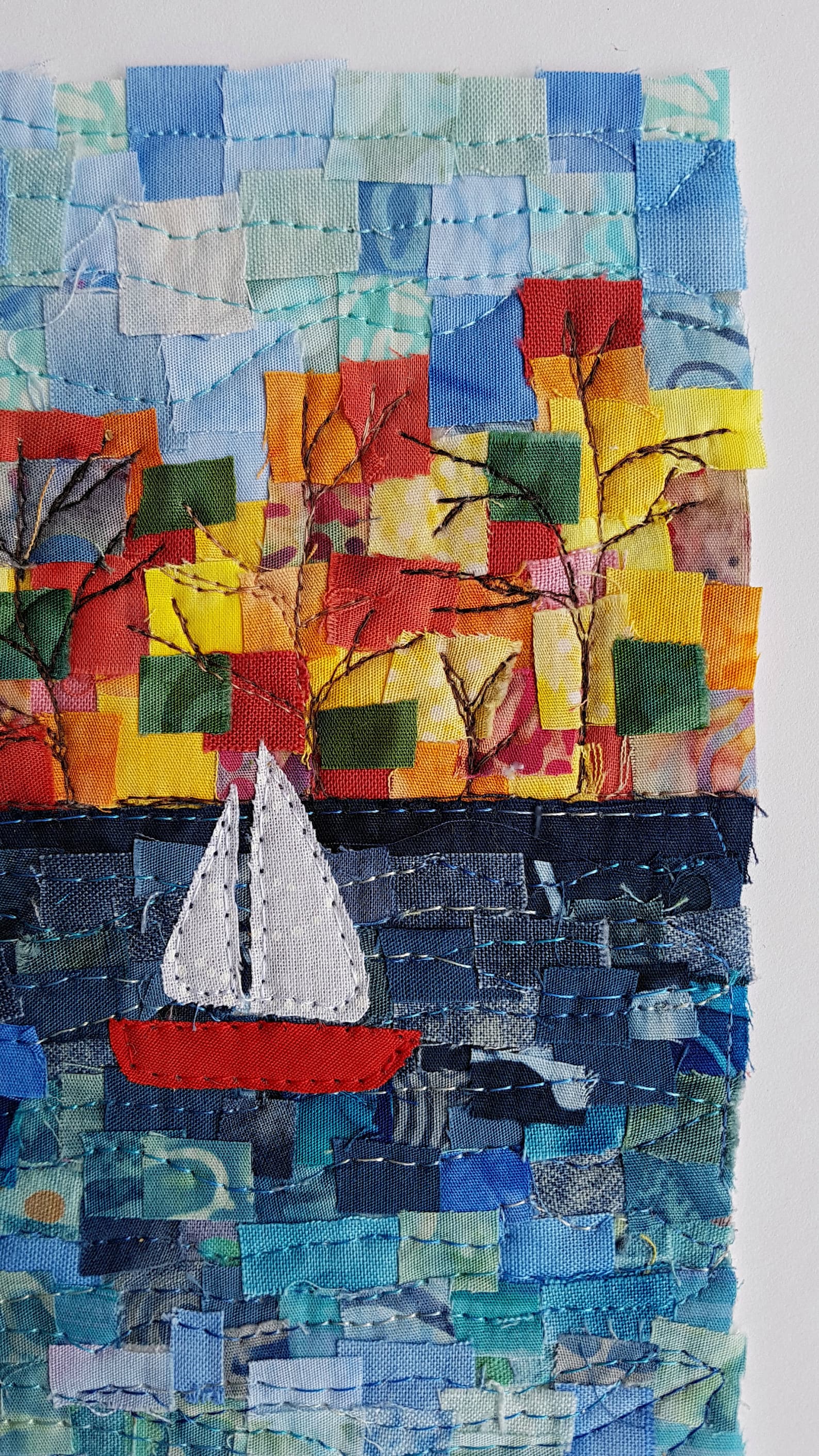 PDF Art QUILT PATTERN Autumn at the Lake / Quilt Pattern / Etsy