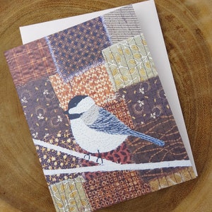 PDF Art QUILT PATTERN Chickadee / Bird Quilt Pattern / Quilting Patterns / Gifts for Quilters / Art Quilt Patterns / Chickadee Quilt image 7
