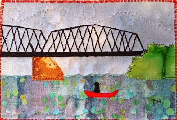 Simple Bridge Pattern Craft Supplies & Tools Visual Arts Gifts for Quilters Quilt Pattern ...
