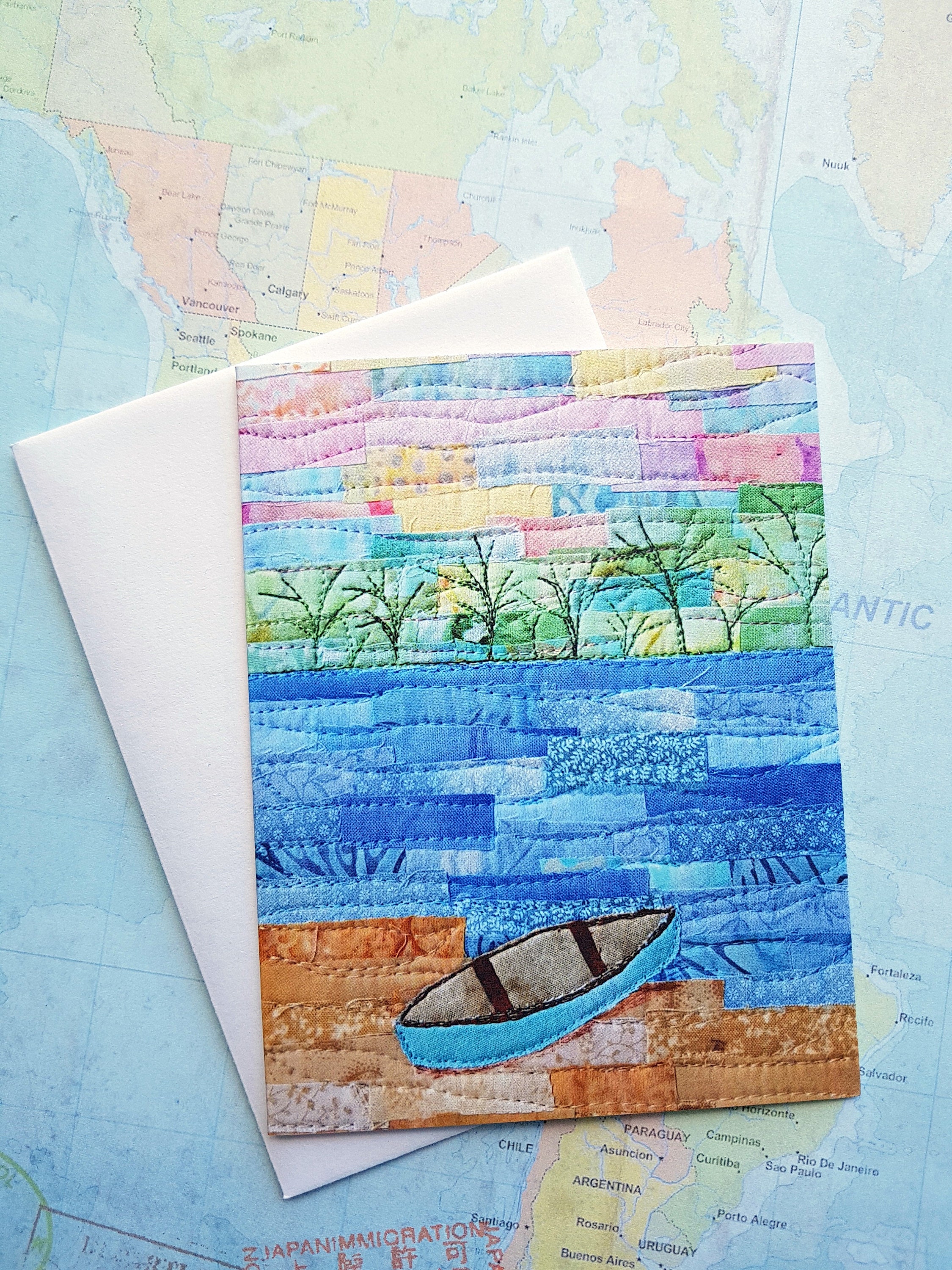 Landscape Art Print Card / Note Cards Handmade / Blank Note Etsy Canada