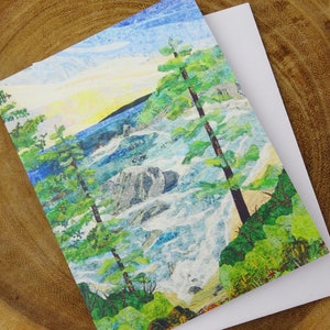 Ocean Landscape Art Print Card / Note Cards Handmade / Blank Note Cards / Blank Greeting Cards / Handmade Art Cards / Mini Note Cards