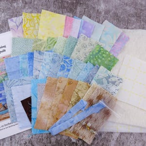 Art Quilt Kit Tranquil Morning / Beginner Quilt Kit / Wall Quilt Kit / Kit Do it Yourself / Gifts for Quilters / DIY Kit for Adults /