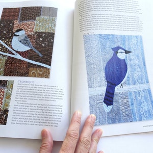 PDF Art QUILT PATTERN Chickadee / Bird Quilt Pattern / Quilting Patterns / Gifts for Quilters / Art Quilt Patterns / Chickadee Quilt image 4
