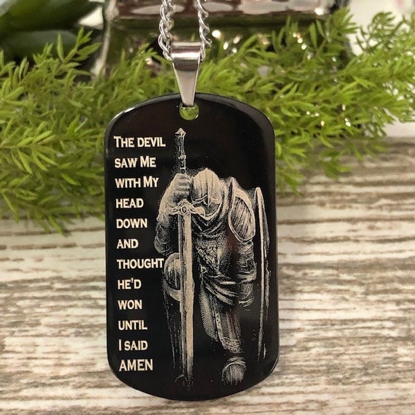 Devil Dog Tag - Etsy