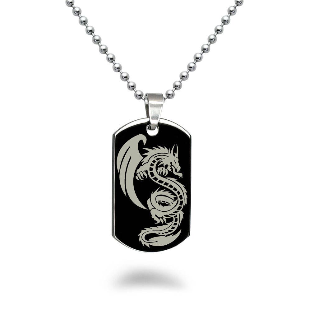 Dragon cheap dog tag