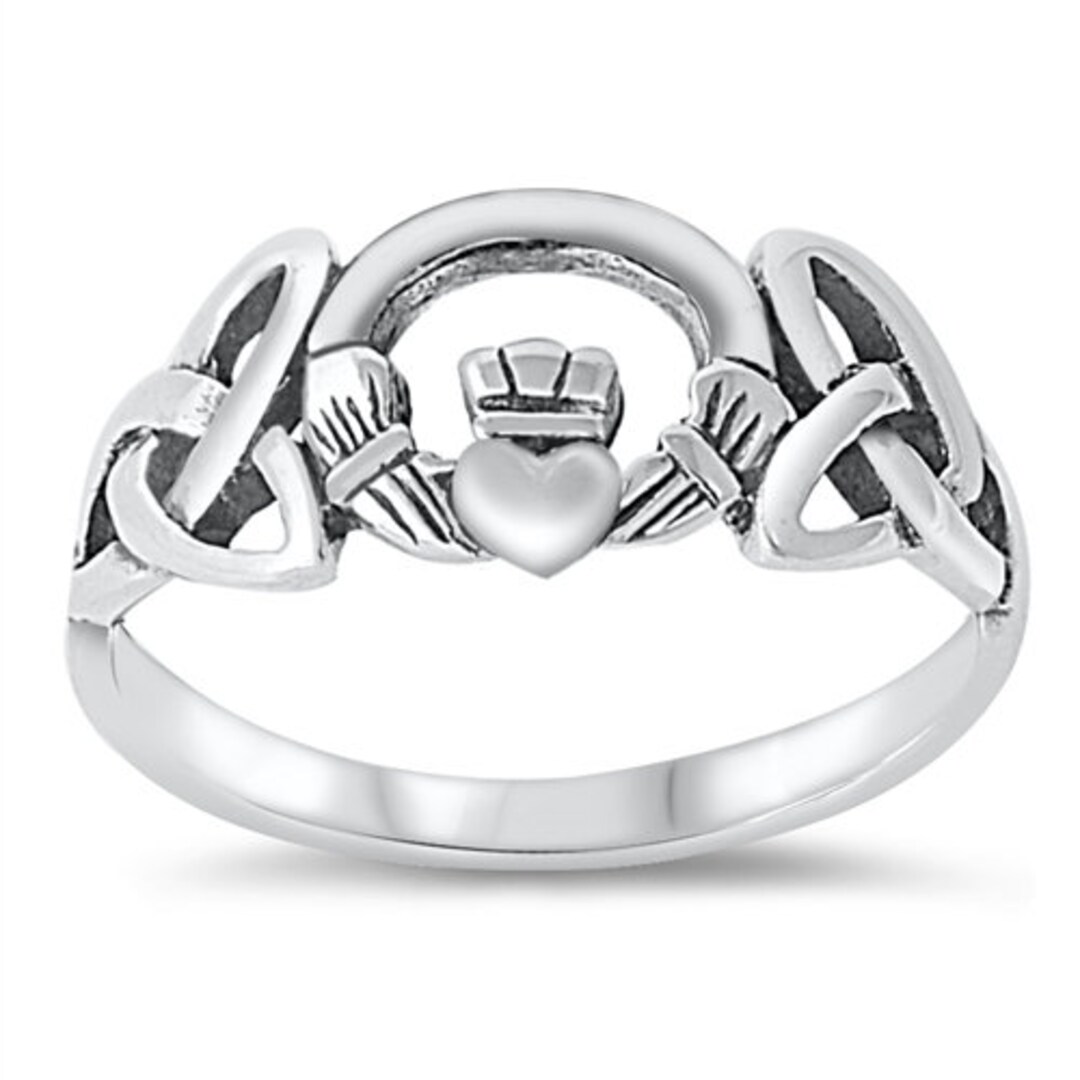 Triquetra Ring Keltischer Knoten Edelstahl - Wikinger Ring Für Männer & Frauen | Ewigkeitssymbol