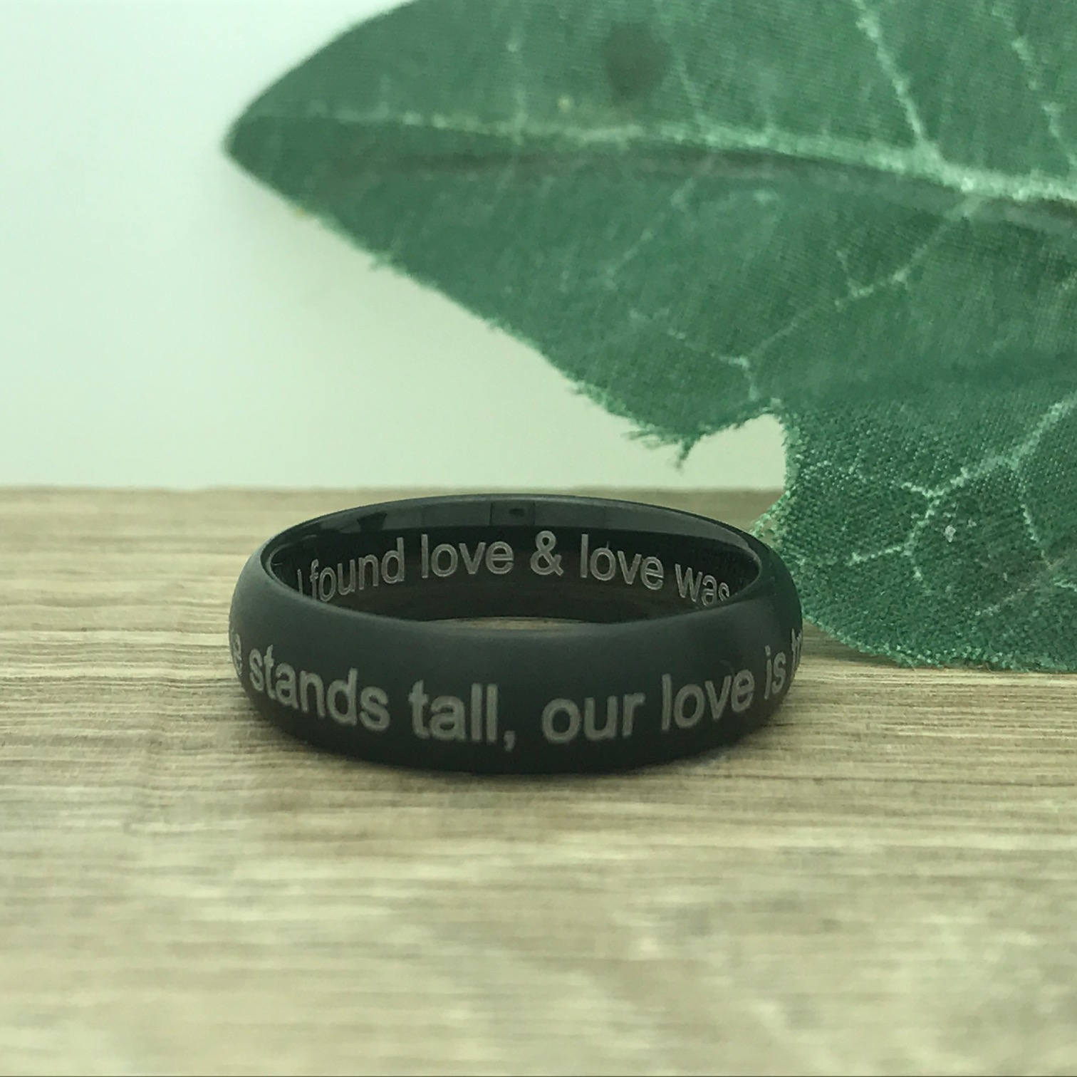 8mm/6mm His &amp; Hers Tungsten Wedding Rings Personalize Engrave | Etsy