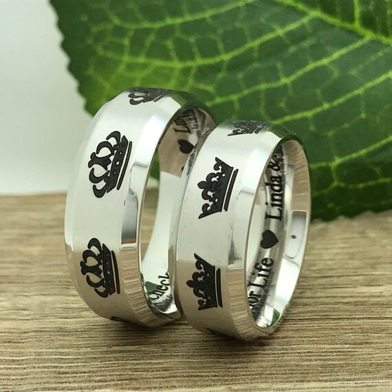 8 mm Comfort Fit Titanio Anillo De Bodas Anillo Clásicas Planas