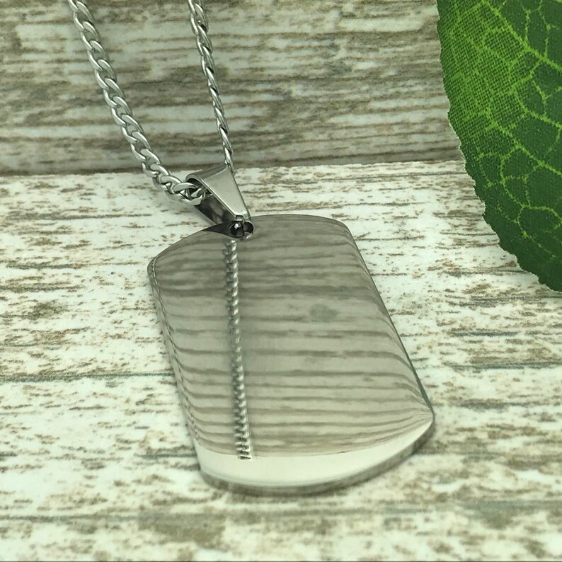 Ephesians 611 Bible Verse Armor of God Dog Tag Necklace Etsy