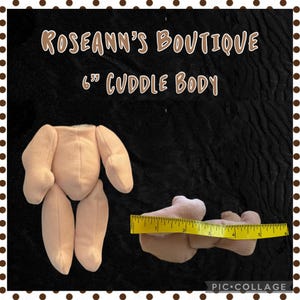 6” cuddle body in flesh