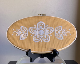 Pyrex Butterfly Gold Cross Stitch Pattern PDF