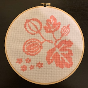 Pyrex Gooseberry Cross Stitch Pattern PDF