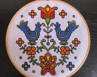 Pyrex Country Festival Cross Stitch Pattern PDF