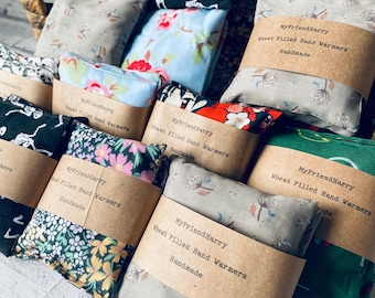 Hand Warmers, Reusable, Microwaveable Wheat Hot Pack, Cold Pack, Wheat Hand Warmers, Care Hamper Gift, Secret Santa Gift