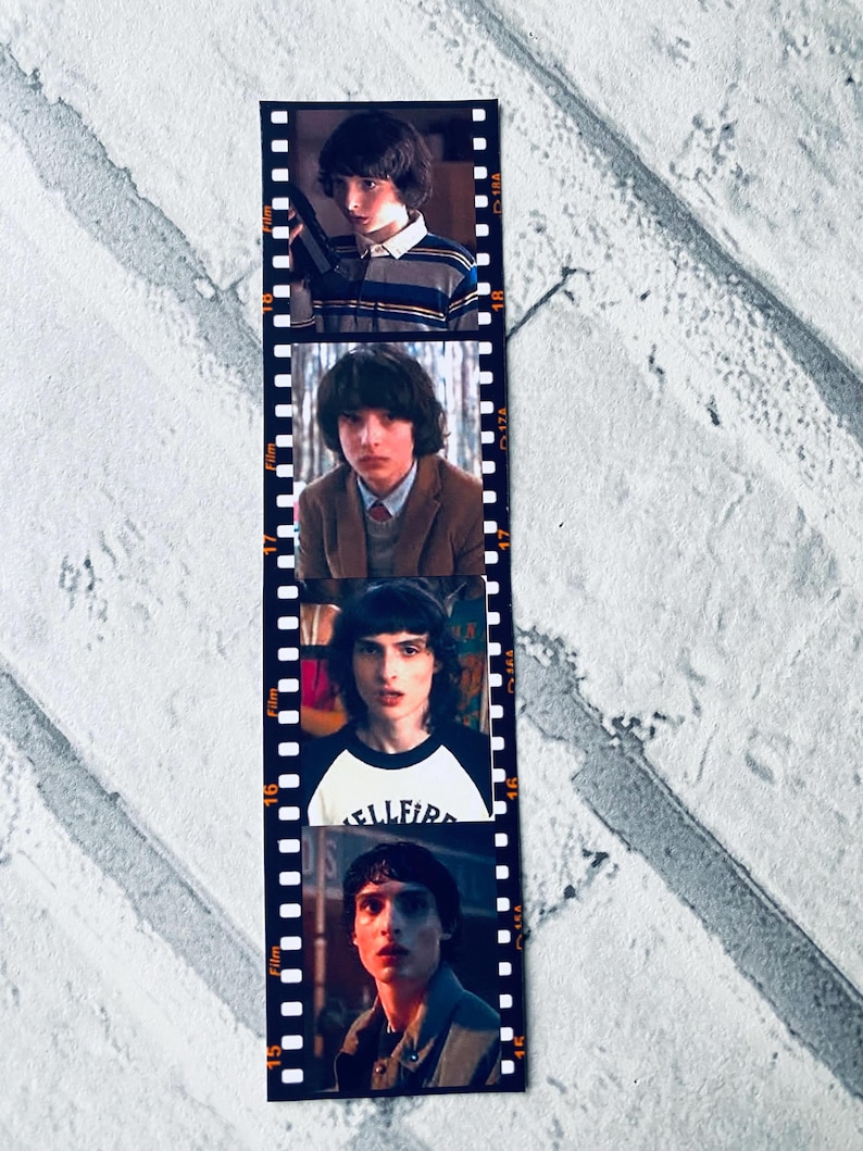 Photobooth, Film Strips, Stranger Things, Eddie, Steve, Max, Dustin, Eleven,Mike, Will,Robin, Lucas,Bookmark, Home Décor, Quality Prints NEW Mike