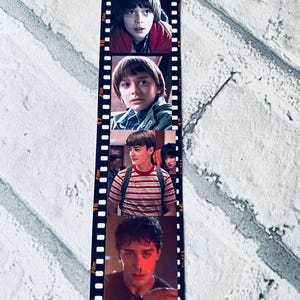 Photobooth, Film Strips, Stranger Things, Eddie, Steve, Max, Dustin, Eleven,Mike, Will,Robin, Lucas,Bookmark, Home Décor, Quality Prints NEW Will