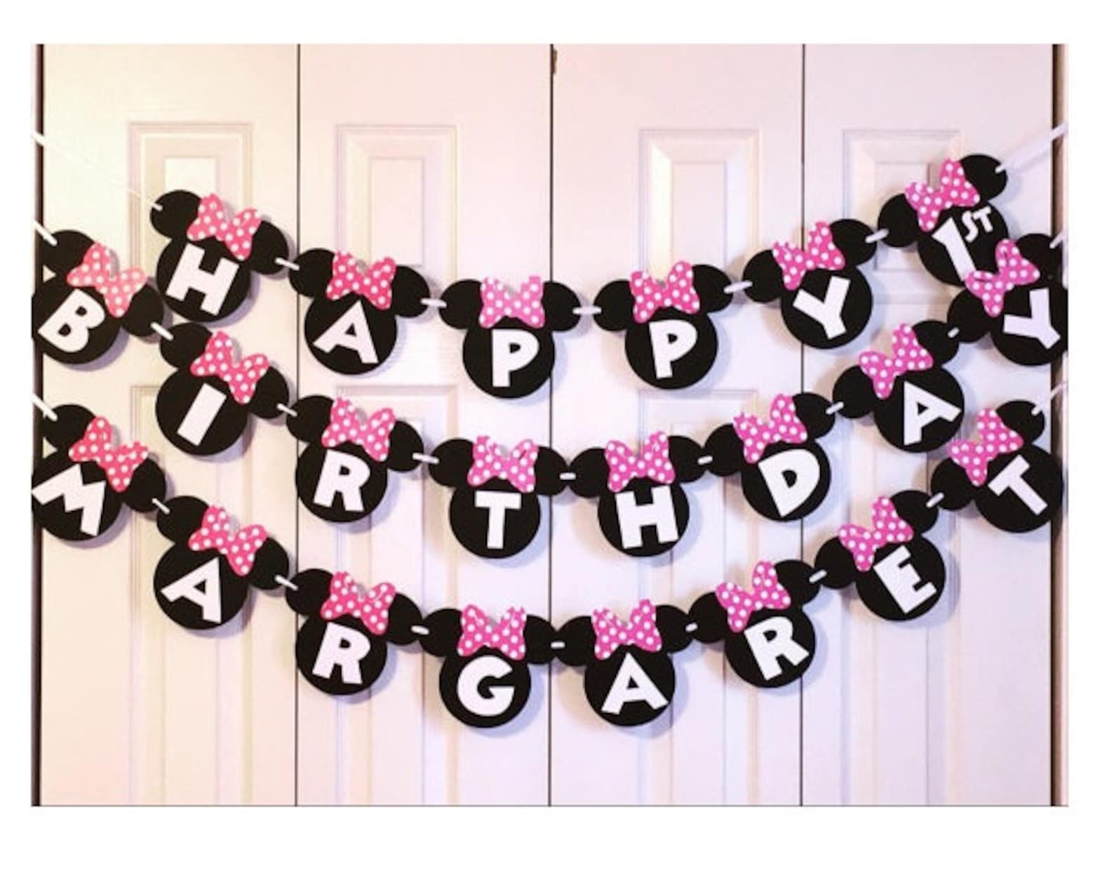 Гирлянда минни маус своими руками