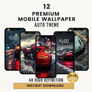 Mobile Wallpaper Cars Phone Wallpaper Gift Bundle Lockscreen wallpaper Auto Phone Background Aesthetic Sports Cars Download Bonus