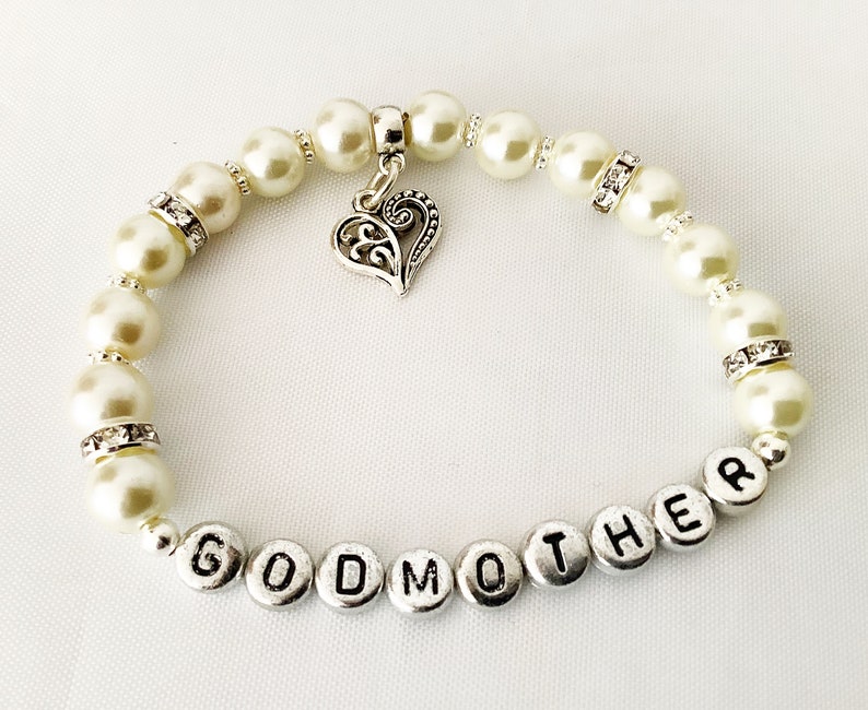 GODMOTHER Bracelet Gift Christening Baptism Naming Ceremony Godparent