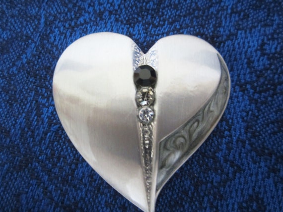 Vintage Heart Shaped Pendant-stainless steel one … - image 2