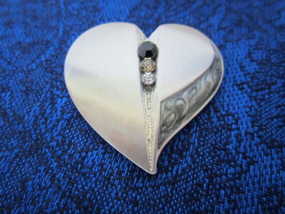 Vintage Heart Shaped Pendant-stainless steel one … - image 1