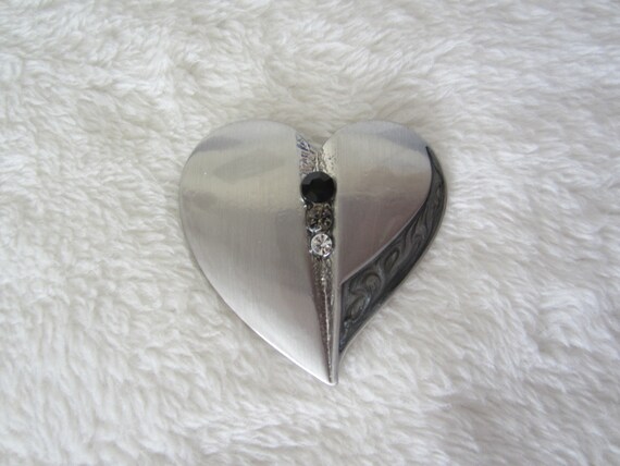 Vintage Heart Shaped Pendant-stainless steel one … - image 10