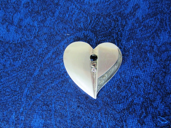 Vintage Heart Shaped Pendant-stainless steel one … - image 7