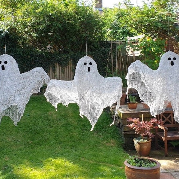 Hanging Halloween ghost / Halloween Ghosts / Halloween decoration / Floating ghosts / Halloween ghosts / ghouls