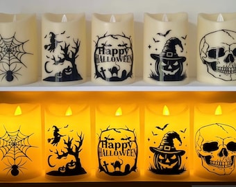 Halloween LED Candle: Flickering Flameless Party Decor