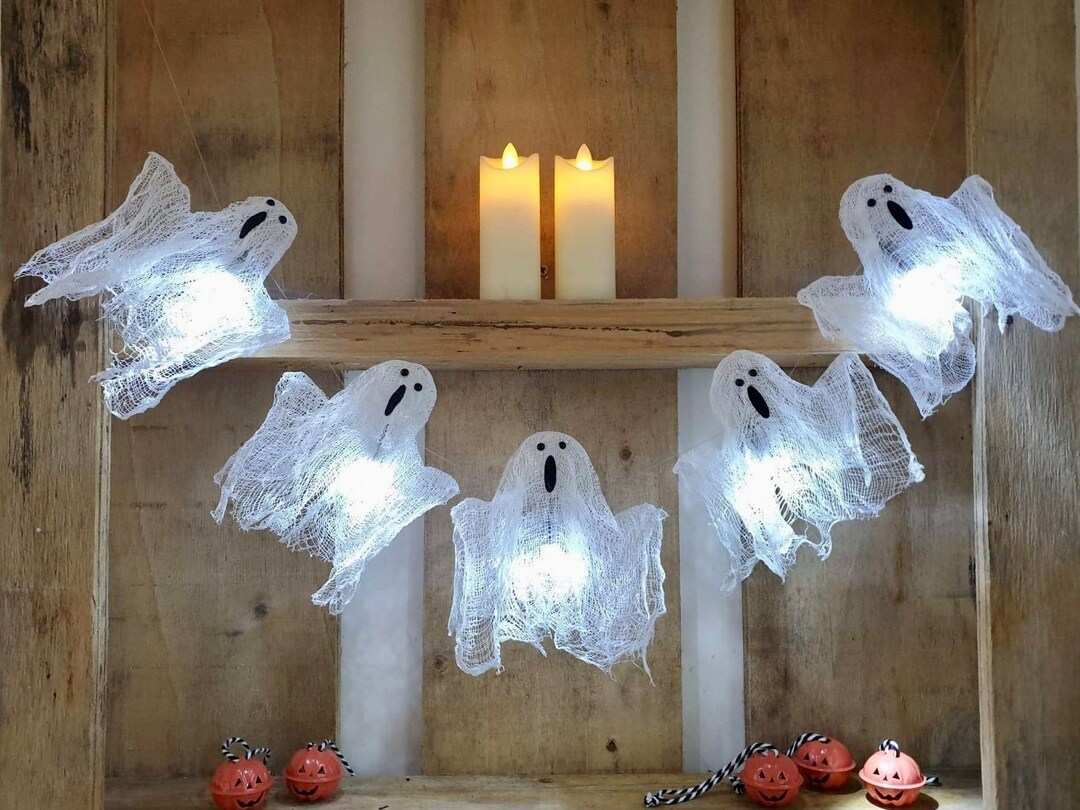 Halloween Fairy Lights Halloween LED Lights Halloween Ghost Etsy UK