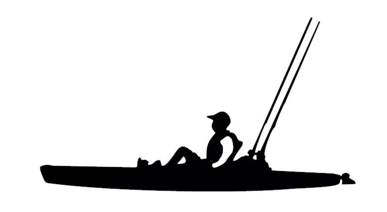 Kayak Fishing Hobie Outback Decal Etsy