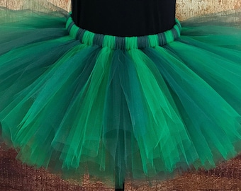 Mermaid green tutu, green tutu, Christmas tutu, running tutu, Mermaid costume, St. Patricks Day, women's costume, tutu for girls, green tutu