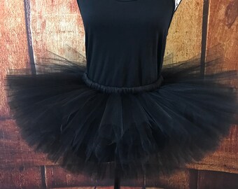 Black tutu, black running tutu, Villain tutu, cat costume, bat costume, running tutu, villain tutu, super costume, women's costume
