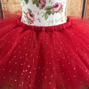 Red tutu, Christmas tutu, Red sparkle dot Tutu, red tutu, red skirt, red tutu adult, red tutu girls, Holiday tutu, red tutu for women