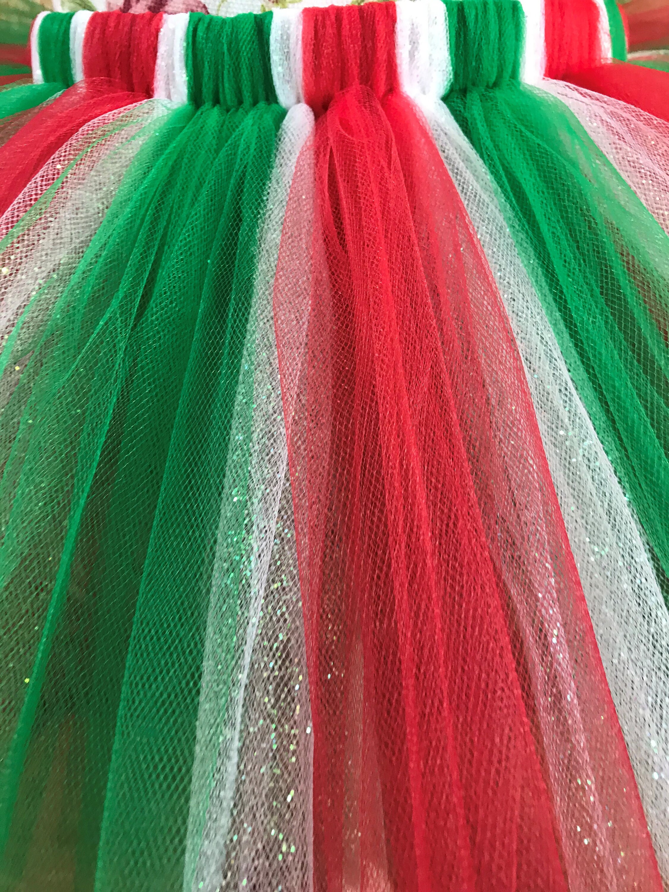 green and red tutu dress Hawaiian Hula Tutu Dress for Girl Tropical Birthday Outfit, Red Green Party Dress,