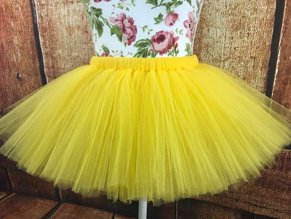 yellow tutu baby