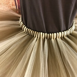 Gingerbread man tutu, Brown and beige tutu, lion costume, Christmas tutu, holiday tutu, women&#39;s tutu, running tutu, tutu for girls,