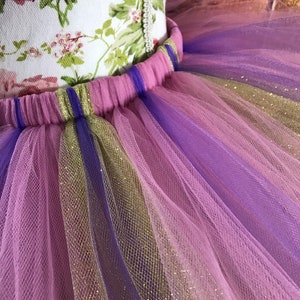 Sparkling tower princess, Princess Sparkling pink, purple and gold tutu, Fairy tutu, fairy costume, running tutu, women&#39;s costume