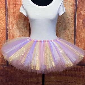 Tower Princess tutu, Pink and Purple, Princess Sparkling pink, pink and gold tutu, Fairy tutu, fairy costume, running tutu, women&#39;s costume