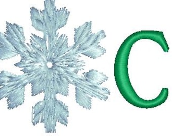 Snowflake and Holly Personalized Stockings