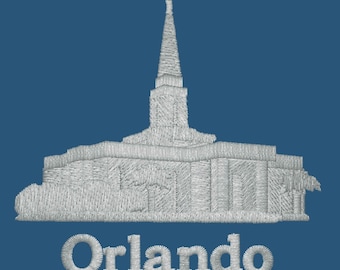 Orlando Florida Embroidered LDS Temple Handkerchiefs