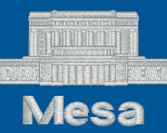 Mesa Arizona LDS Embroidered Temple Ties