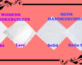 Mormon Embroidered Temple Handkerchiefs