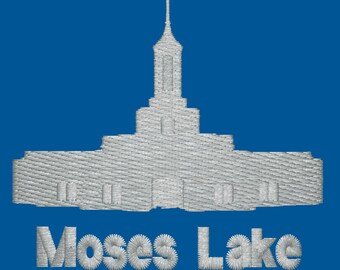 Moses Lake Washington Embroidered LDS Temple Envelope