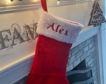 VELVET Personalized Christmas Stockings