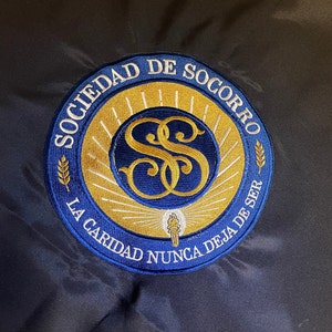 Relief Society Logo Tablecloth English, Spanish, and Portuguese - Etsy