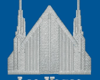 Las Vegas, Nevada Embroidered LDS Temple Handkerchiefs