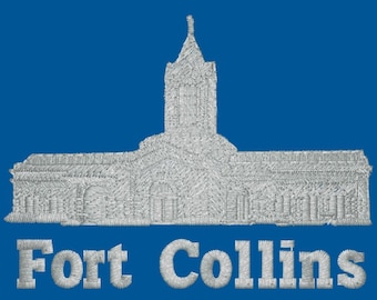 Fort Collins Colorado Embroidered LDS Temple Envelope