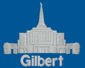 Gilbert Arizona LDS Embroidered Temple Ties